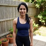 Athletic sample bride