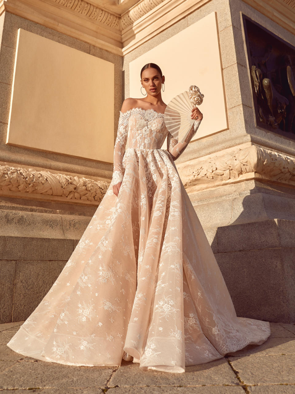 Galia Lahav Gina Wedding Dress & Overskirt