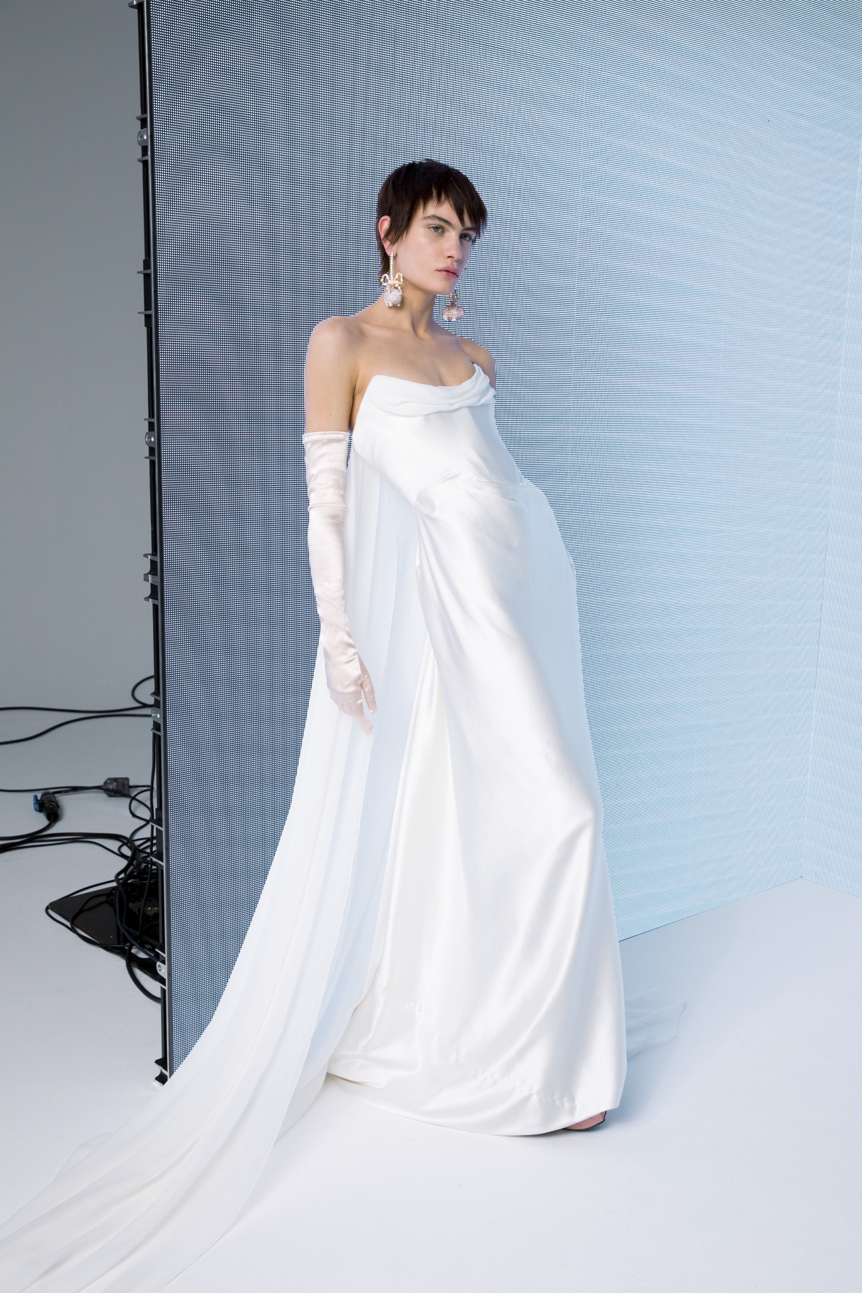 Vivienne Westwood Galaxy Cape Wedding Dress